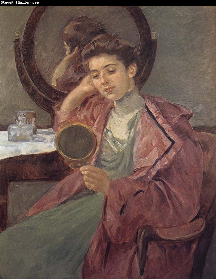 Mary Cassatt Lady in front of the dressing table